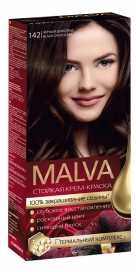Malva Hair Color - 142 Черный шоколад